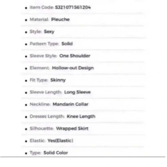 VELVET ONE SHOULDER BODY CON DRESS - Picture 7 of 7